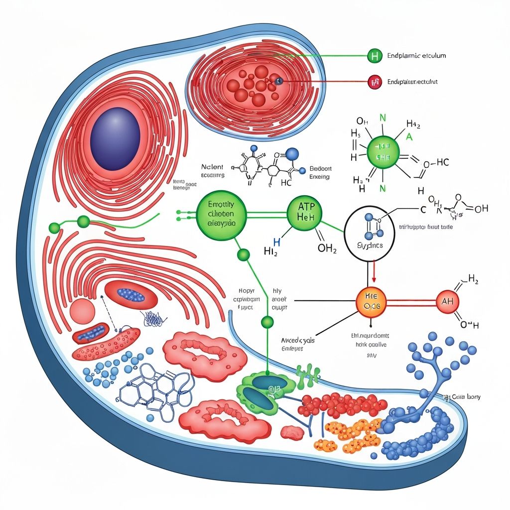 Cellular metabolism visualization